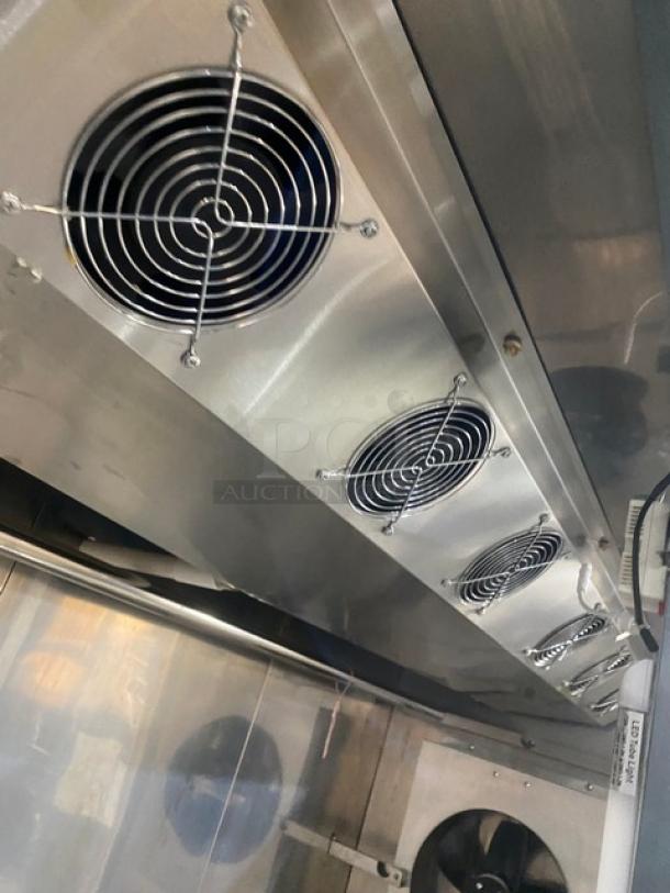 Rare Find! Commercial Stainless Steel Electric Powered Triple Glass Door Meat Curing/Aging Cabinet! On Casters! - Image 7 of 9