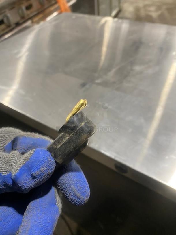 True Commercial Black 2 Door Refrigerated Back Bar Cooler! With Stainless Steel Worktop! On Casters! - Image 7 of 7