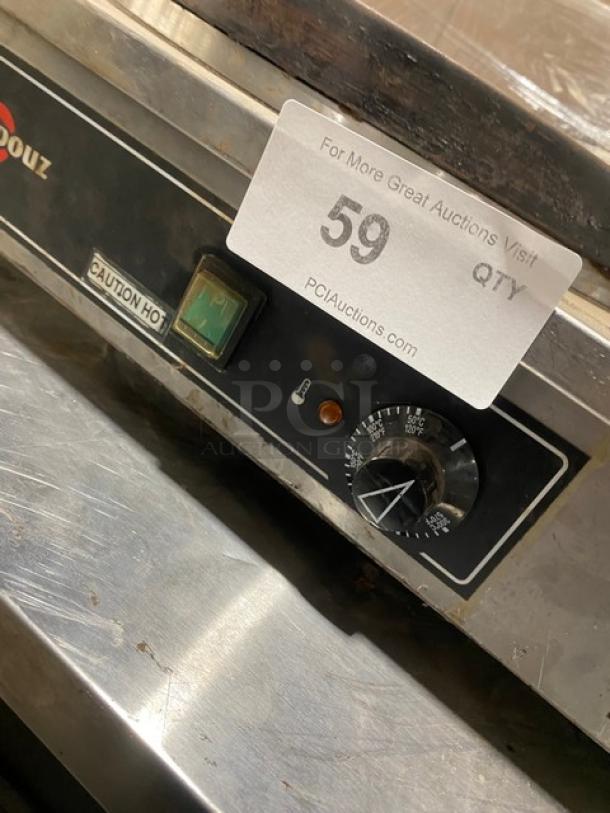 Krampouz Commercial Stainless Steel Electric Powered Countertop Dual Cast Iron Crepe Maker! Model: CECIJ40AT SN: 16062805005! 2x240V 1 Phase! - Image 6 of 8