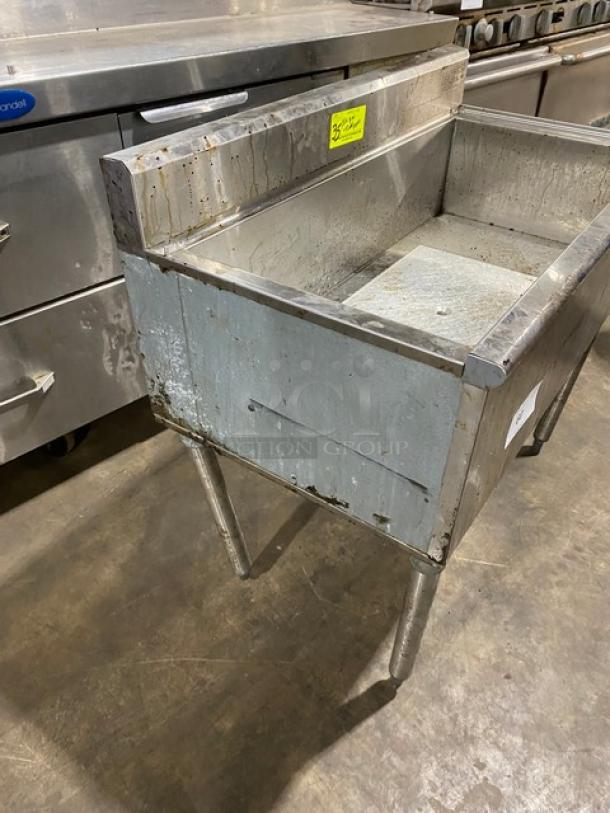 All Stainless Steel 10 Circuit Commercial Underbar Cold Plate/Ice Bin! With Back Splash! On Legs! - Image 2 of 6
