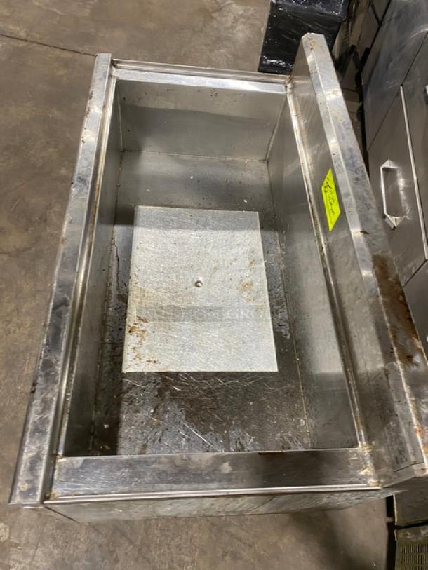 All Stainless Steel 10 Circuit Commercial Underbar Cold Plate/Ice Bin! With Back Splash! On Legs! - Image 5 of 6