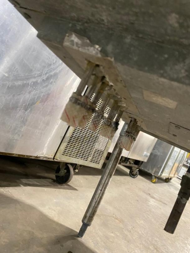 All Stainless Steel 10 Circuit Commercial Underbar Cold Plate/Ice Bin! With Back Splash! On Legs! - Image 6 of 6