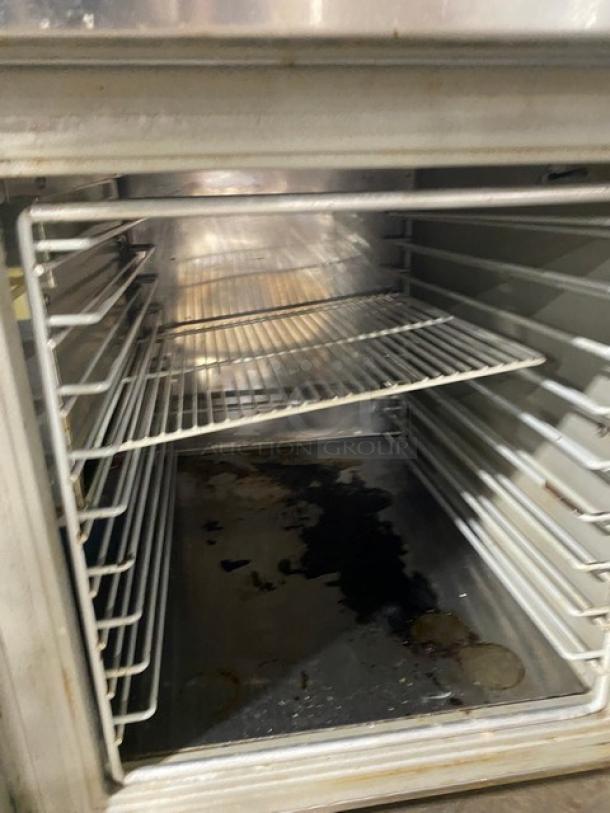 Randell Commercial Stainless Steel 2 Door/2 Drawer Refrigerated Mega Top Pizza Prep Table! With Poly Coated Wire Racks! Model: 51395PR SN: W 223453-1-1! 115V 1 Phase! On Casters! - Image 8 of 12