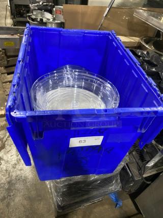 Lot Of Choice Polycarbonate Plate Covers & Strawberry Street Round White Dinner Plates! All One Money!