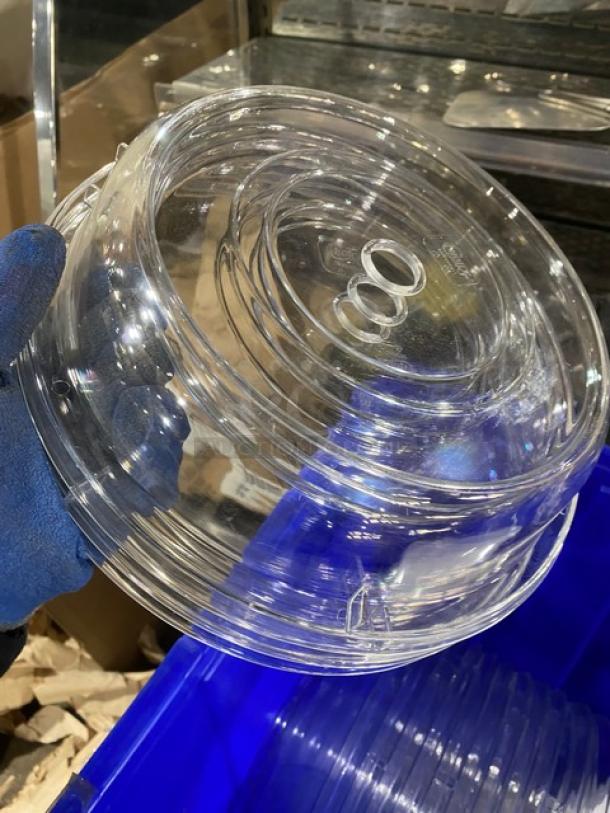 Lot Of Choice Polycarbonate Plate Covers & Strawberry Street Round White Dinner Plates! All One Money! - Image 4 of 8