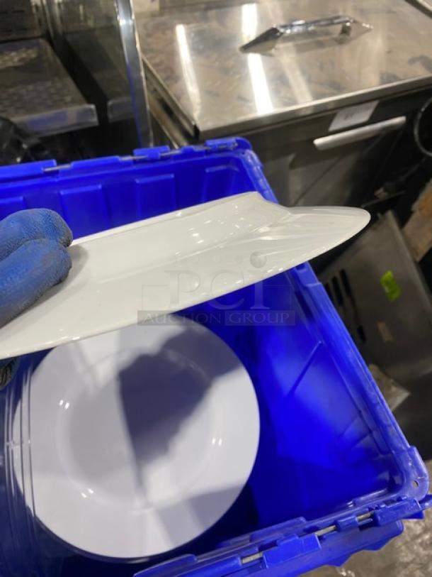 Lot Of Choice Polycarbonate Plate Covers & Strawberry Street Round White Dinner Plates! All One Money! - Image 7 of 8