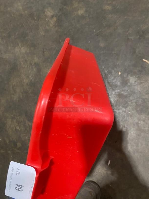 Lot Of Multi-Color Commercial Perforated Bus Bins! All One Money! - Image 3 of 4