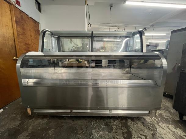 NICE! Structural Concepts Starbucks Style Refrigerated Open Grab-N-Go Display Case! With Top Glass Enclosed Merchandiser Showcase! On Legs! - Image 6 of 7