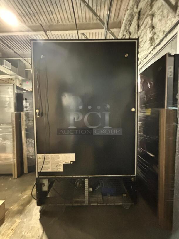 Dukers Commercial Glass Sliding 2-Door Merchandiser Refrigerator in Black - Image 6 of 6