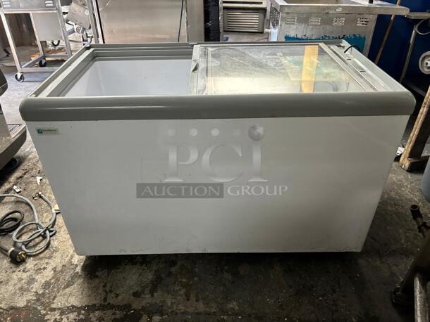 WOW!! Excellence Low Temp Ice Cream Chest Freezer: 51-3/4"W, 13.8 cu. ft. capacity, self-contained - Image 1 of 5