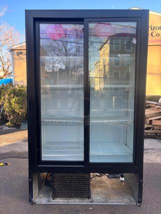 DOUBLE Glass Door "Coca-Cola" Refrigerator (Tested & Working)