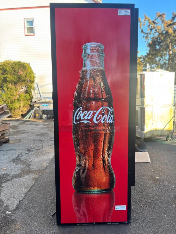 DOUBLE Glass Door "Coca-Cola" Refrigerator (Tested & Working) - Image 2 of 4