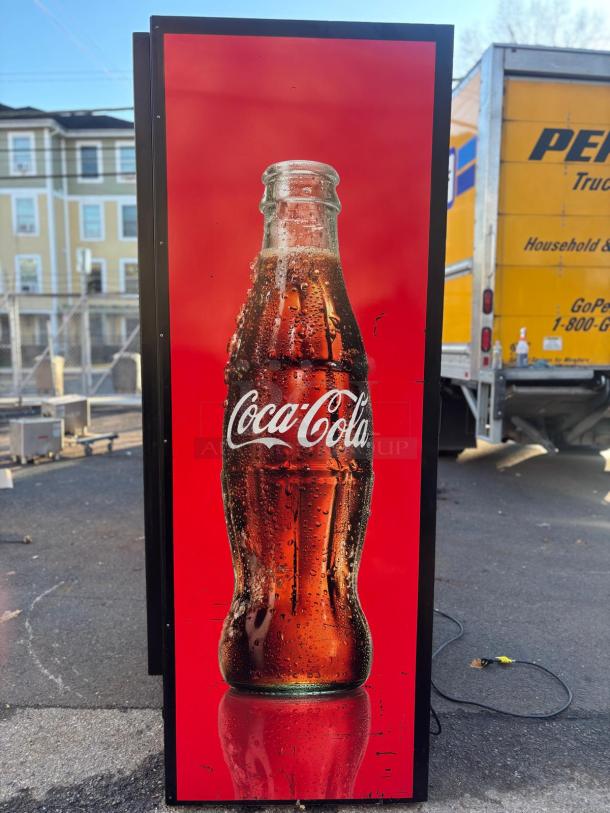 DOUBLE Glass Door "Coca-Cola" Refrigerator (Tested & Working) - Image 4 of 4