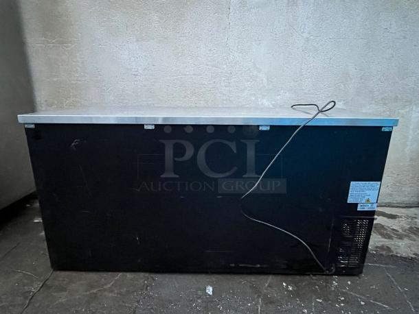 Omcan Back Bar Refrigerator - 3 Swinging Glass Doors, Black, 115v - Image 3 of 4