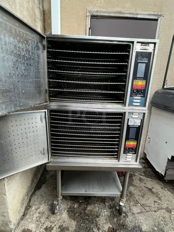 DOUBLE Stacked Excalibur Commercial FOOD DEHYDRATOR // STAINLESS STEEL - Image 2 of 6