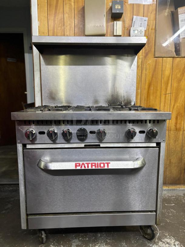 Patriot FMGR 36-NG 6-Burner Natural Gas Range 36"W - Image 1 of 5