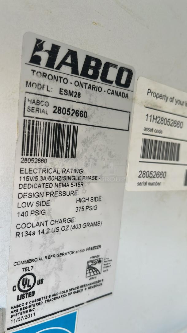 HABCO Merchandiser High Capacity LED Display 78 Inches Tall ESM28 - Image 5 of 6