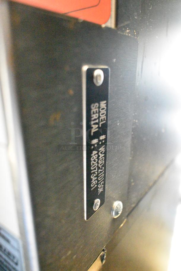 2 BRAND NEW SCRATCH AND DENT! Vulcan VC4GD-21D150K Stainless Steel Commercial Natural Gas Powered Full Size Convection Oven w/ View Through Doors, Metal Oven Racks and Thermostatic Controls. 2 Times Your Bid! - Image 6 of 6