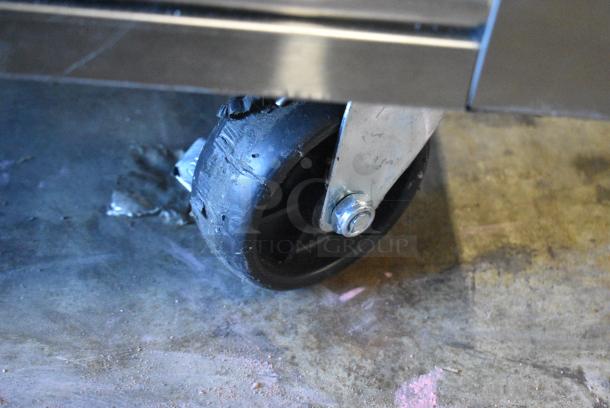 BRAND NEW! Javar STH49BR Stainless Steel Commercial 2 Door Reach In Cooler w/ Poly Coated Racks on Commercial Casters. 115 Volts, 1 Phase. Serial ST2300201ST54R22A001. Tested and Working! - Image 3 of 8