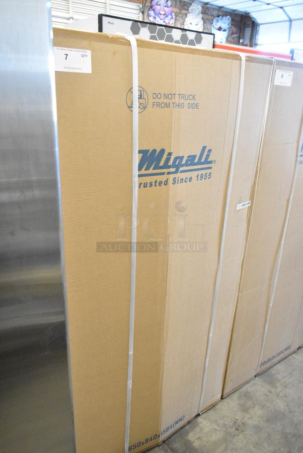 BRAND NEW! Migali BCD-340W MH-12 Cooler w/ Freezer. 115 Volts, 1 Phase. Serial 7F889A01120026. Tested and Working! - Image 2 of 3