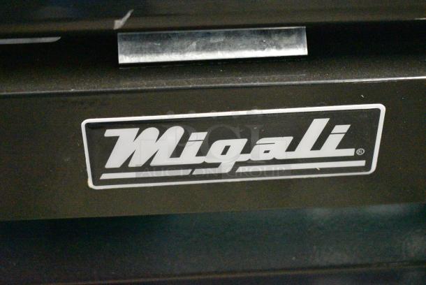 BRAND NEW! 2019 Migali C-12RM-HC Metal Commercial Single Door Reach In Cooler Merchandiser w/ Poly Coated Racks on Commercial Casters. 115 Volts, 1 Phase. Serial C-12RM-HC00319070800920002. Tested and Working! - Image 3 of 6