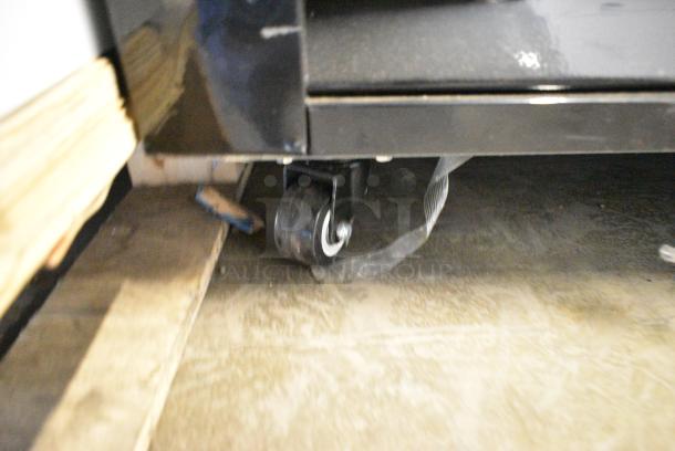 BRAND NEW! 2019 Migali C-12RM-HC Metal Commercial Single Door Reach In Cooler Merchandiser w/ Poly Coated Racks on Commercial Casters. 115 Volts, 1 Phase. Serial C-12RM-HC00319070800920002. Tested and Working! - Image 4 of 6