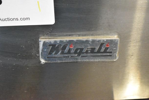 BRAND NEW! 2022 Migali C-F50-NG Stainless Steel Commercial Natural Gas Powered Deep Fat Fryer w/ 2 Metal Fry Baskets. 136,000 BTU. Serial C-F50-NGUSB100322081000920023 - Image 3 of 7