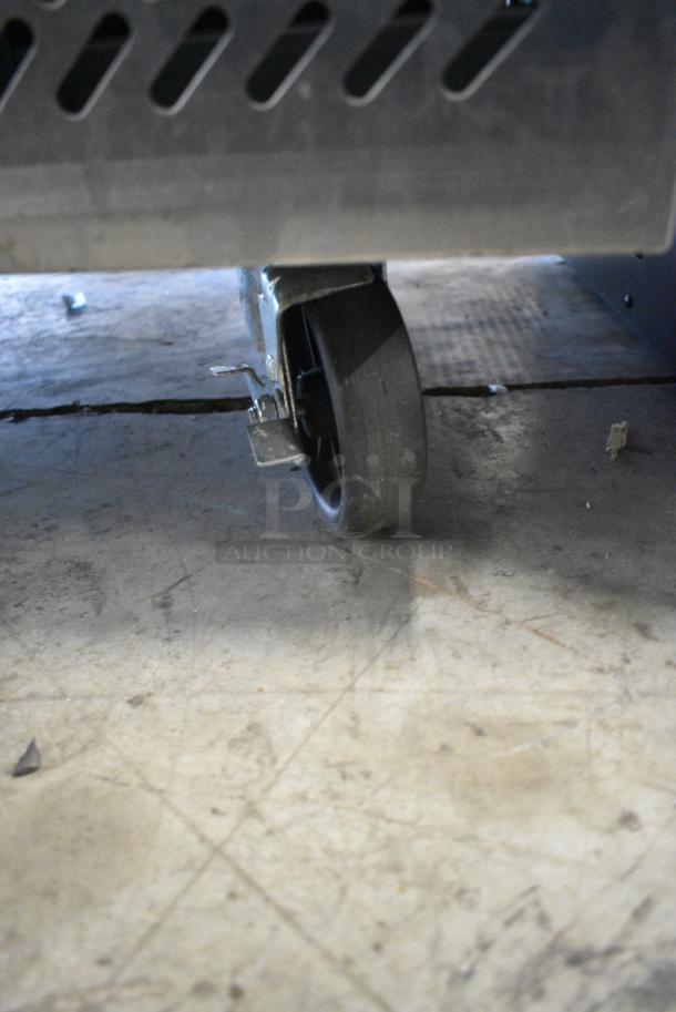 BRAND NEW! 2022 Migali C-CB72-76-HC Stainless Steel Commercial 4 Drawer Chef Base on Commercial Casters. 115 Volts, 1 Phase. Serial C-CB72-76-HC003220406092C0004. Tested and Working! - Image 4 of 10