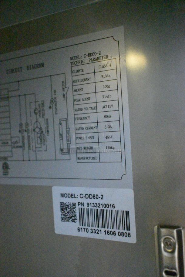 BRAND NEW! Migali C-DD60-2 Metal Commercial Direct Draw Kegerator w/ Beer Towers. 115 Volts, 1 Phase. Serial 6170332116060808. Tested and Working! - Image 7 of 7