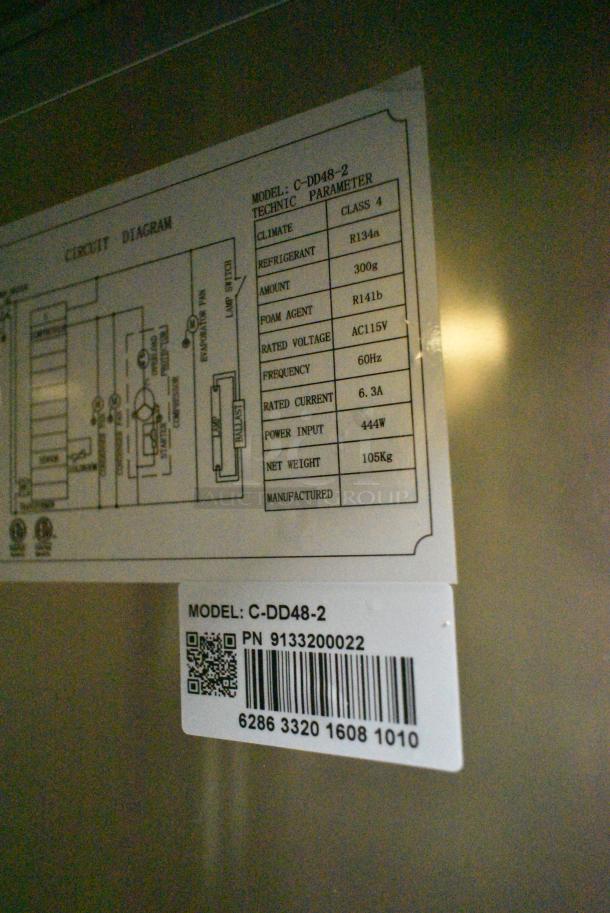 BRAND NEW! Migali C-DD60-2 Metal Commercial Direct Draw Kegerator. 115 Volts, 1 Phase. Serial 6286332016081010. Tested and Working! - Image 7 of 7