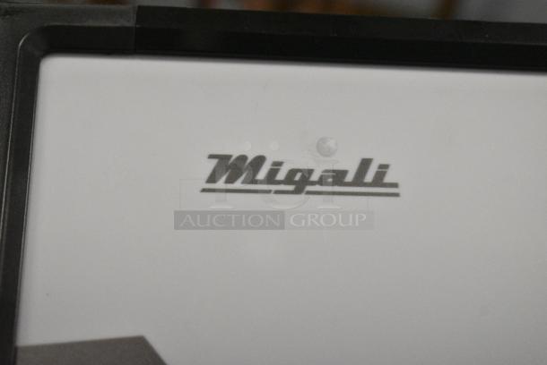 BRAND NEW! 2022 Migali C-23FM-HC Metal Single Door Reach In Freezer Merchandiser w/ Poly Coated Racks on Commercial Casters. 115 Volts, 1 Phase. Serial C-23FM-HC003220307092C0010. Tested and Working! - Image 3 of 6