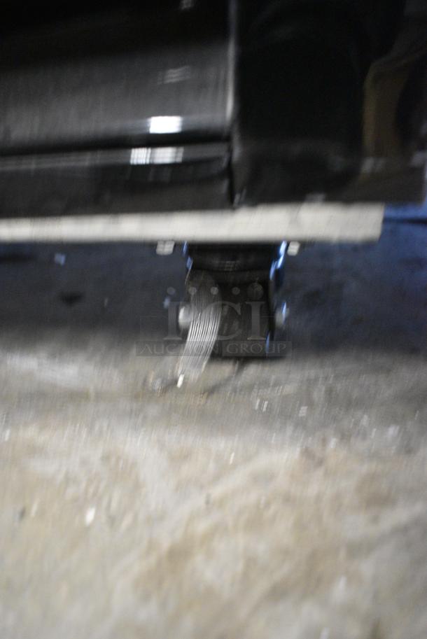 BRAND NEW! 2022 Migali C-23FM-HC Metal Single Door Reach In Freezer Merchandiser w/ Poly Coated Racks on Commercial Casters. 115 Volts, 1 Phase. Serial C-23FM-HC003220307092C0010. Tested and Working! - Image 4 of 6