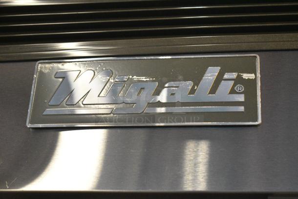 BRAND NEW! 2022 Migali C-2RB-HC Stainless Steel Commercial 2 Door Reach In Cooler w/ Poly Coated Racks on Commercial Casters. 115 Volts, 1 Phase. Serial C-2RB-HCT03220730092T0007. Tested and Working! - Image 3 of 7
