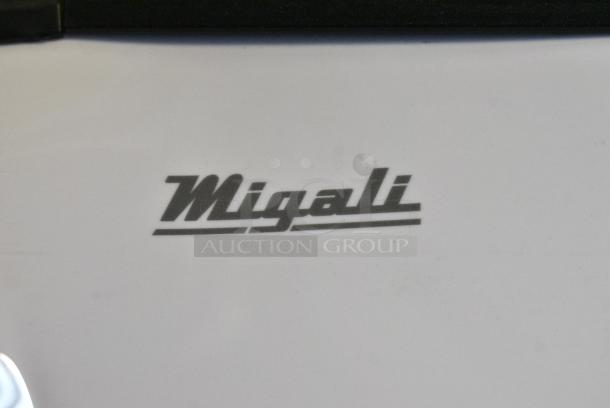 BRAND NEW! 2022 Migali C-49FM-HCe Metal Commercial 2 Door Reach In Freezer Merchandiser w/ Poly Coated Racks on Commercial Casters. 115 Volts, 1 Phase. Serial C-49FM-HCe003221220092C0007. Tested and Working! - Image 3 of 7
