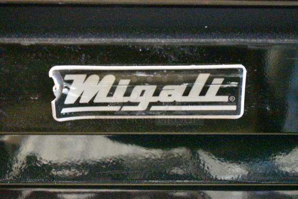 BRAND NEW! 2023 Migali C-49RM-HC Metal Commercial 2 Door Reach In Cooler Merchandiser w/ Poly Coated Racks on Commercial Casters. 115 Volts, 1 Phase. Serial C-49RM-HC003230505092C0022. Tested and Working! - Image 3 of 7