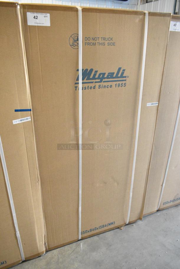 BRAND NEW! Migali BCD-340W MH-12 Cooler w/ Freezer. 115 Volts, 1 Phase. Serial 7F889A01120004. Tested and Working! - Image 2 of 3