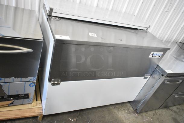 BRAND NEW SCRATCH AND DENT! 2023 Avantco 178MC49HC Stainless Steel Commercial Milk Cooler on Commercial Casters. 115 Volts, 1 Phase. Tested and Working! - Image 1 of 7