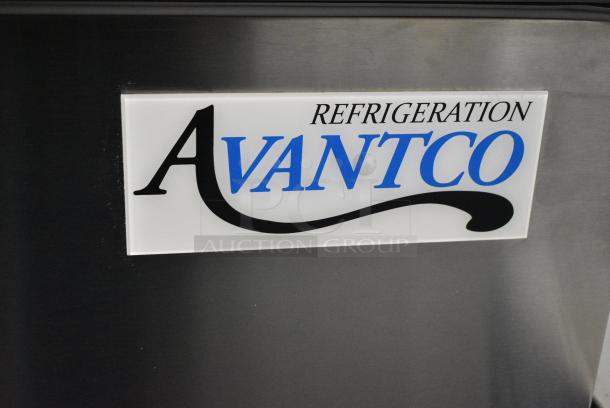 BRAND NEW SCRATCH AND DENT! 2023 Avantco 178MC49HC Stainless Steel Commercial Milk Cooler on Commercial Casters. 115 Volts, 1 Phase. Tested and Working! - Image 2 of 7