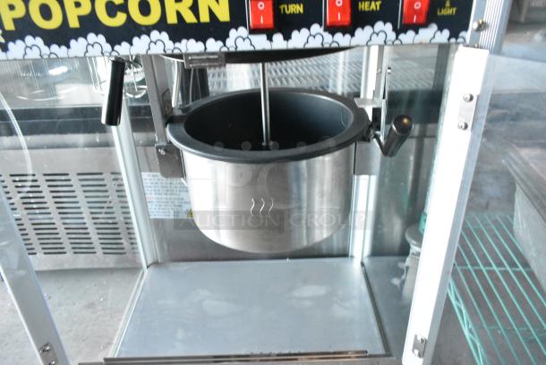 BRAND NEW SCRATCH AND DENT! 2023 Carnival King 382PM50NR Royalty Series 12 oz. Red Commercial Popcorn Machine / Popper. 115 Volts, 1 Phase. Cannot Test Due To Missing Power Cord - Image 3 of 5