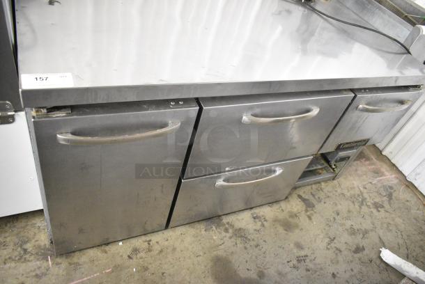 Continental RA60N Stainless Steel Commercial Work Top Cooler. 115 Volts, 1 Phase. Tested and Working! - Image 1 of 9