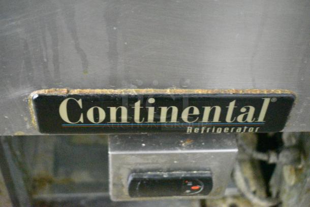 Continental RA60N Stainless Steel Commercial Work Top Cooler. 115 Volts, 1 Phase. Tested and Working! - Image 2 of 9