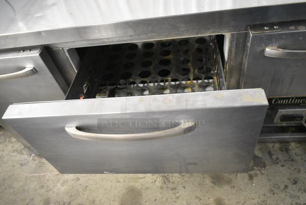 Continental RA60N Stainless Steel Commercial Work Top Cooler. 115 Volts, 1 Phase. Tested and Working! - Image 4 of 9