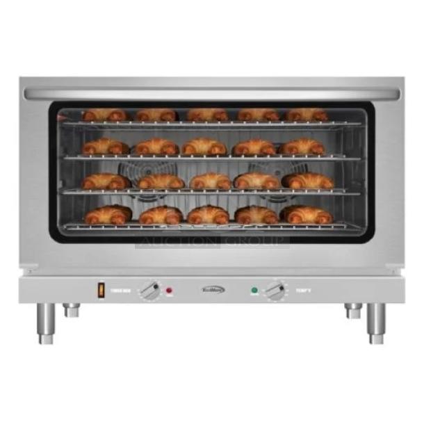 BRAND NEW SCRATCH AND DENT! 2024 KoolMore KM-CTCO-44 Stainless Steel Electric Powered Convection Oven. 240 Volts, 1 Phase. - Image 1 of 7