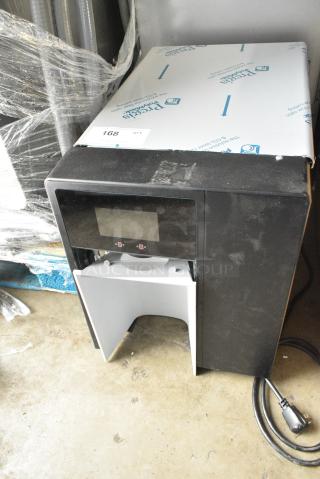 BRAND NEW SCRATCH AND DENT! 2024 Follett 7CI112A-IW-CL-ST-00 100 lb Countertop Water & Nugget Ice Dispenser - 7 lb Storage