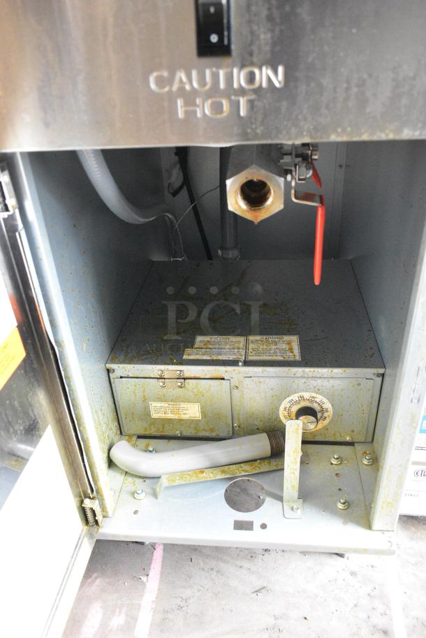 BRAND NEW SCRATCH AND DENT! 2022 Frymaster Dean SR114ESD Stainless Steel Commercial Floor Style Electric Powered Deep Fat Fryer w/ 2 Metal Fry Baskets. 208 Volts, 1 Phase. - Image 5 of 6