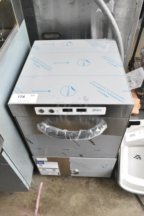 BRAND NEW SCRATCH AND DENT! 2023 Noble 495HTGW22 Stainless Steel Commercial High-Temperature Hi Temp Underbar Glass Washer. 208/240 Volts, 1 Phase. - Image 1 of 7