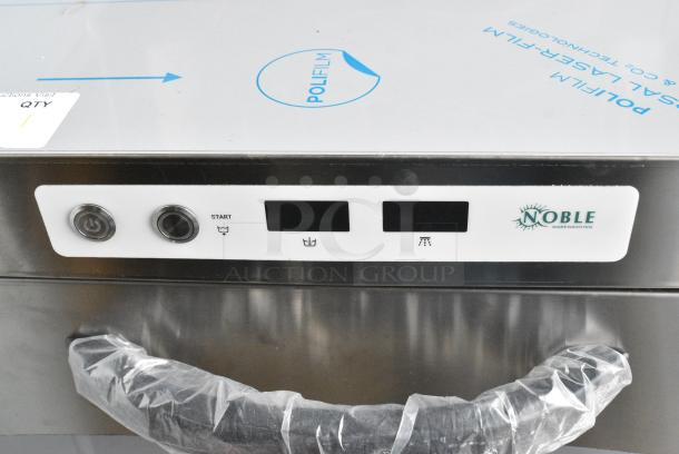 BRAND NEW SCRATCH AND DENT! 2023 Noble 495HTGW22 Stainless Steel Commercial High-Temperature Hi Temp Underbar Glass Washer. 208/240 Volts, 1 Phase. - Image 3 of 7