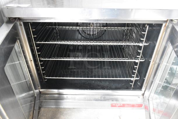 Blodgett Mark V Stainless Steel Commercial Electric Powered Full Size Convection Oven w/ View Through Doors, Metal Oven Racks and Thermostatic Controls. - Image 4 of 4