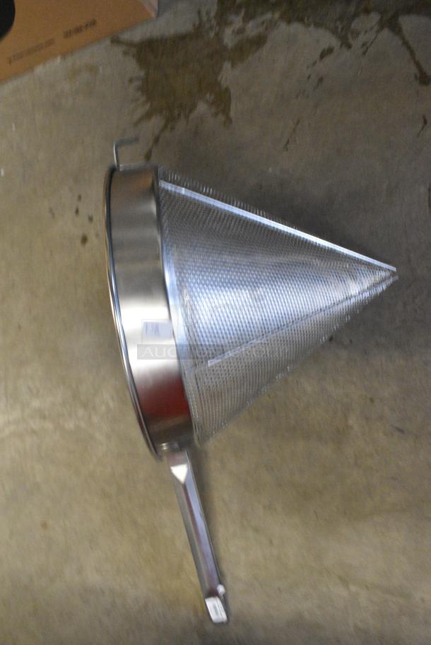 3 Items Including China Cap Strainer and 2 Cylindrical Fry Baskets. 3 Times Your Bid! - Image 2 of 3