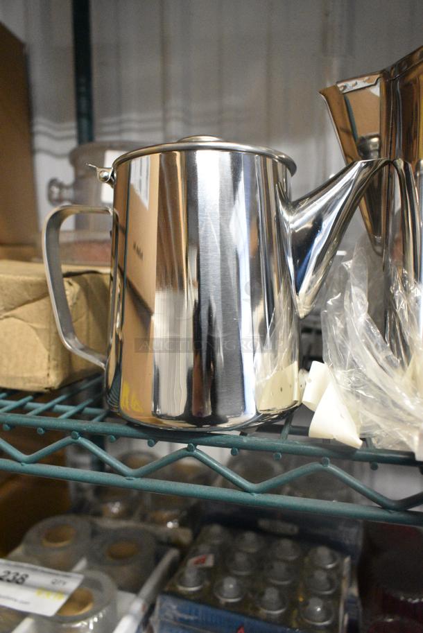 2 BRAND NEW! Stainless Steel Pitchers. 2 Times Your Bid! - Image 2 of 3